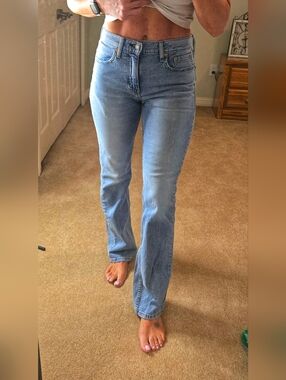 Levi’s 527 Bootcut Jeans Light Wash Mid Rise 30x34 Classic Western Denim Y2K